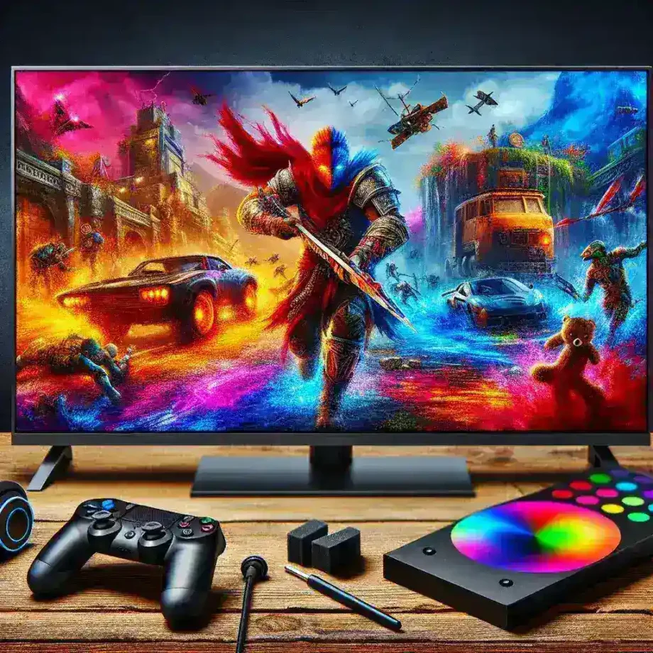 What is the best resolution for gaming on a plasma monitor?