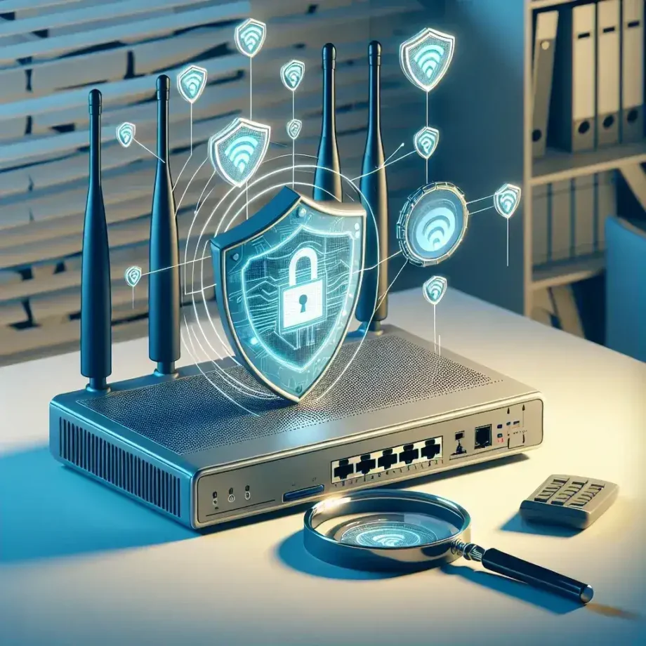 How do I check for security vulnerabilities on my router?