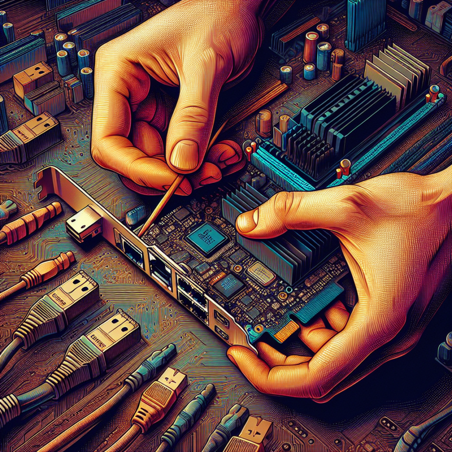 How do I install a Gigabit Ethernet adapter card?