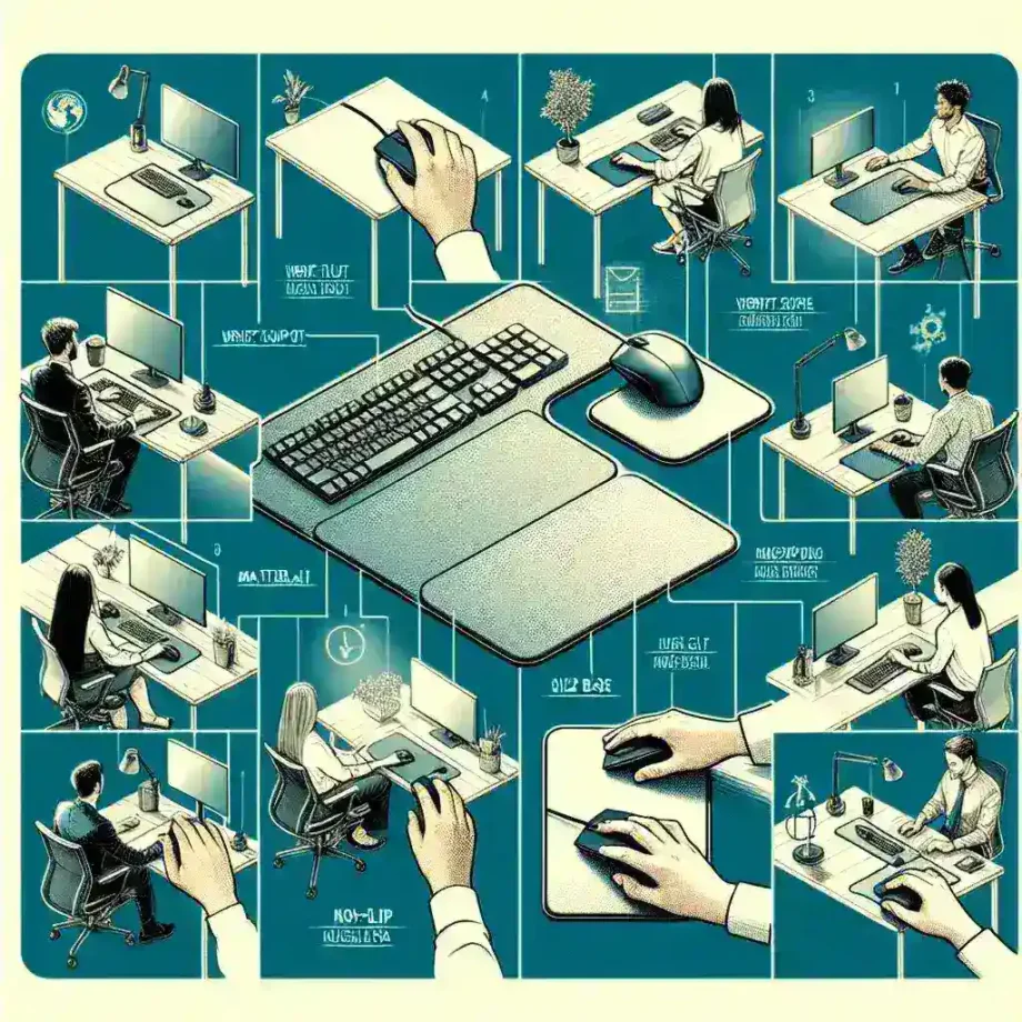 What Ergonomic Mouse Pad Features Should I Look for in a Shared Workspace?