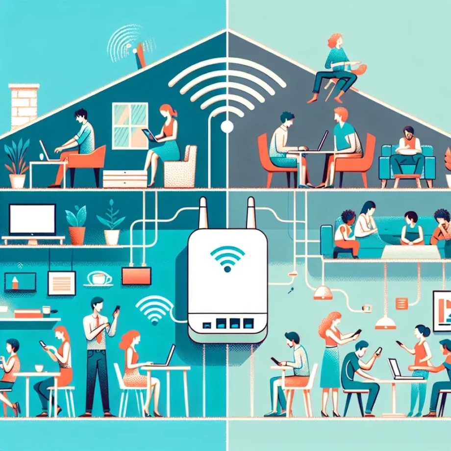 What is the difference between a WiFi router and a WiFi access point?